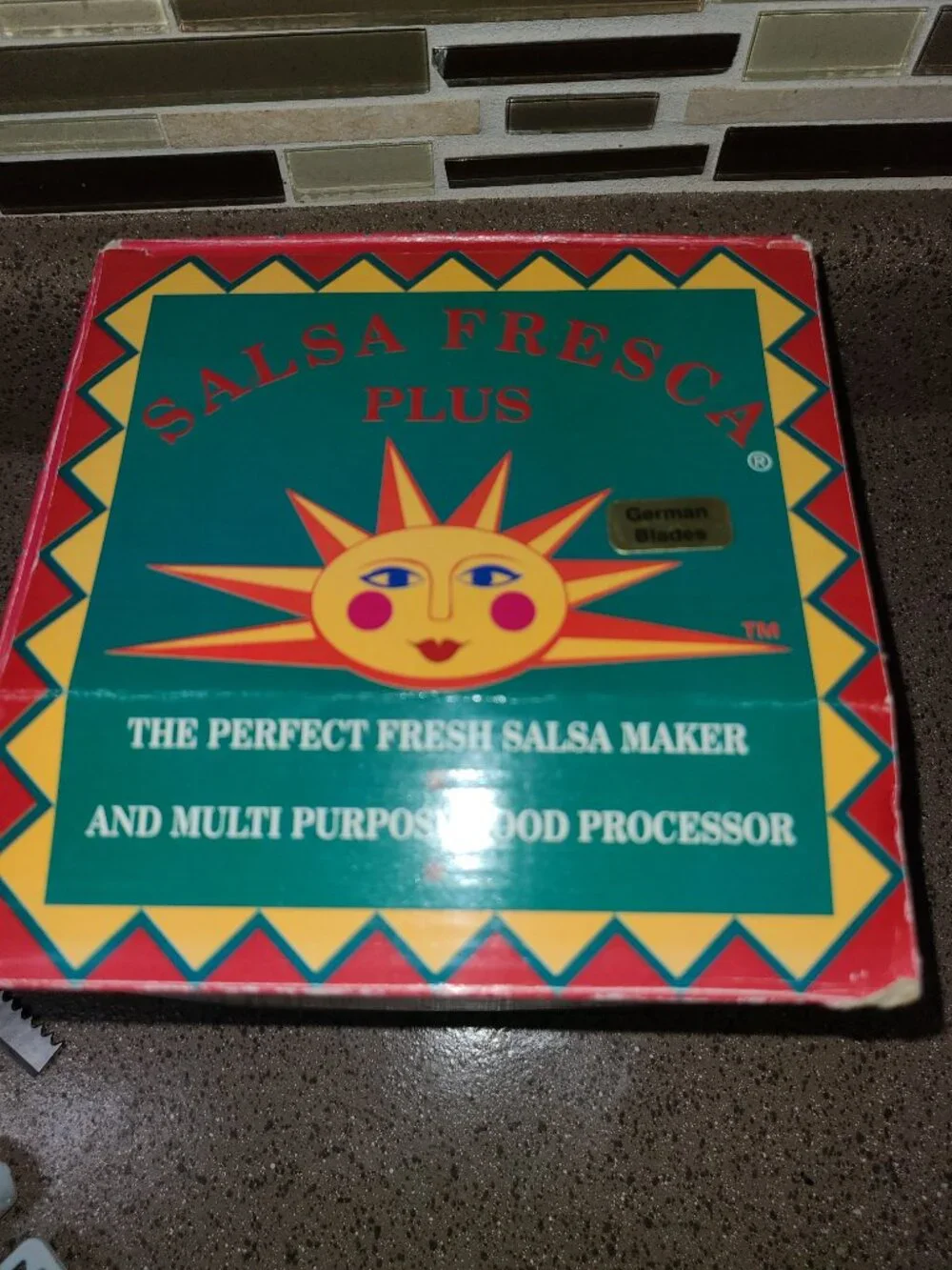 VTG Salsa Fresca Plus Salsa Maker Manual Food Processor German Blades